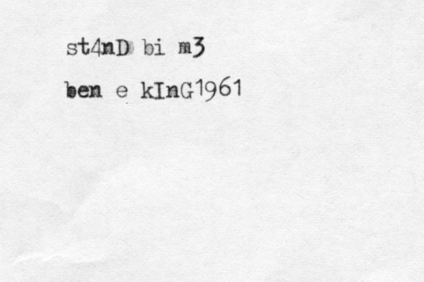 st4nD bi m3 ben e kInG1961