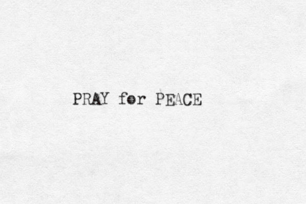 PRAY for PEACE