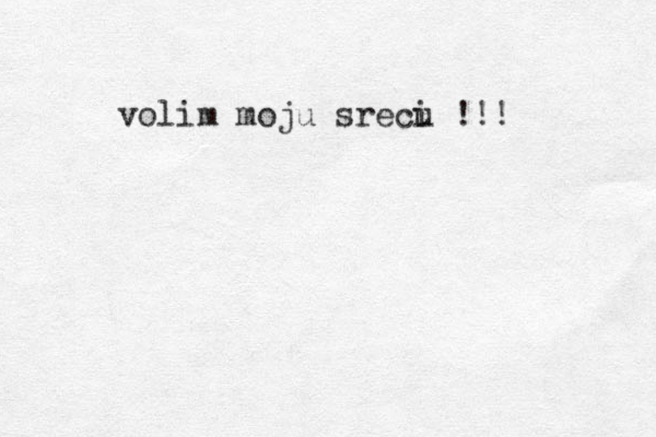 volim moju sreci u !!! 