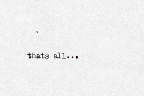 thats all...