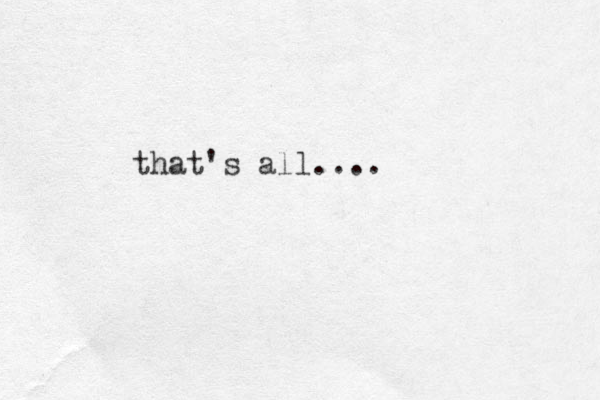 that's all....
