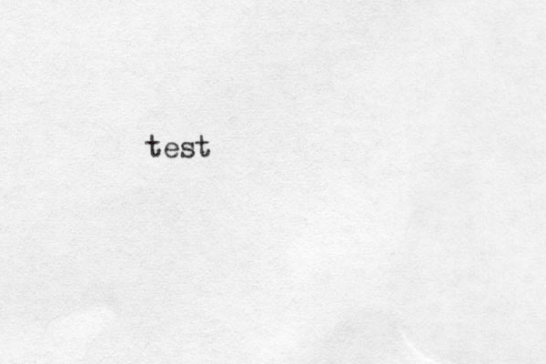 test 