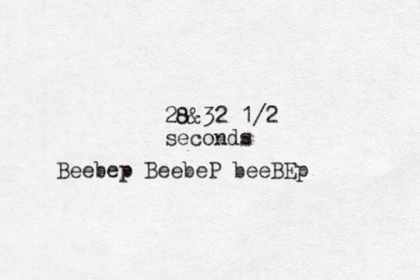 28&32 1/2 seconds Beebep BeebeP beeBEp