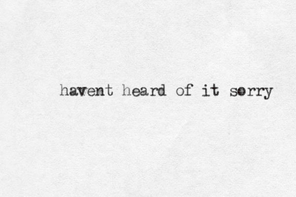 havent heard of it sorry 