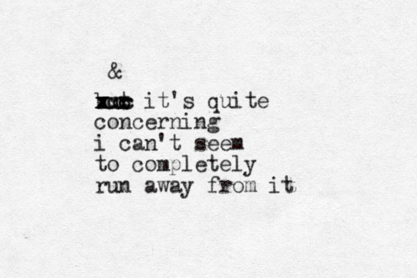 but it's quite concerning i can't seem to completely run away from it xxxxxccccccccc& 