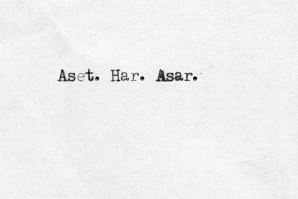 Aset. Har. Asar. 