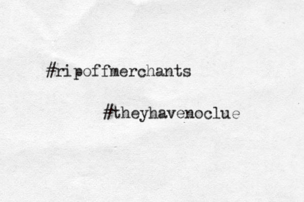 #ripoffmerchants #theyhavenoclue 