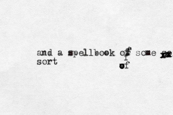 and a spellbook or some sorr sort xxxxxx ffffv of o o