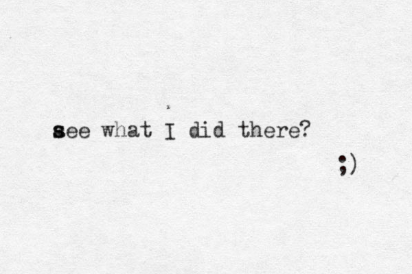 aee s s what I did there? ;) 