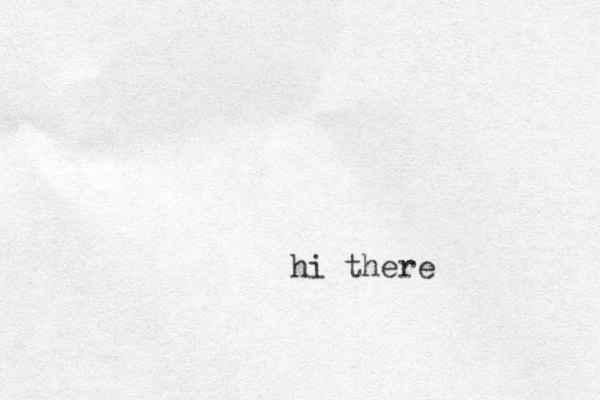 hi there