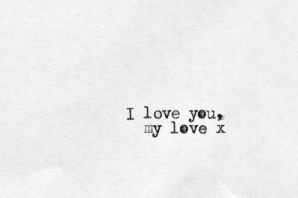 love you I , my love x