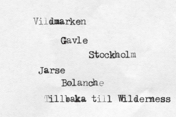 Vildmarken Gavle Stockholm Jarse Bolanche Tillbaka till Wilderness 