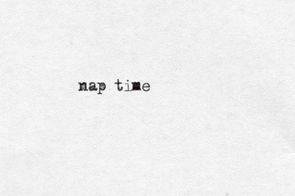 nap time