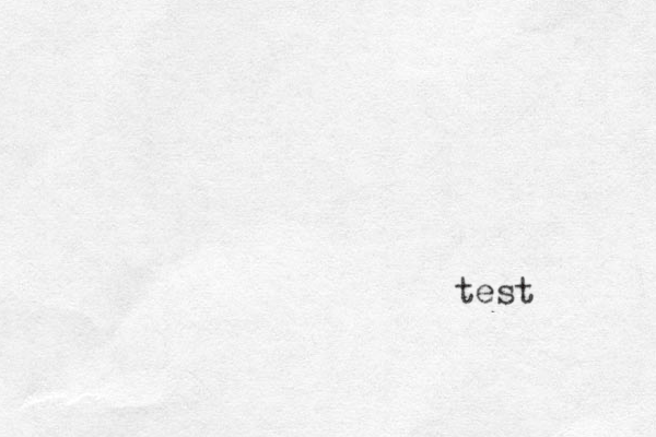 test 