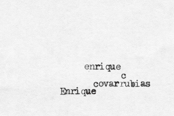 enrique c covarrubias Enrique 