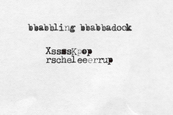 bbabbling bbabbadook XssssKpop rscheleeerrup 