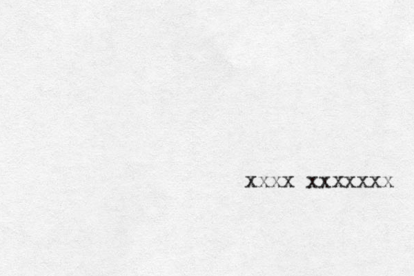 xxxx xxxxxxx 