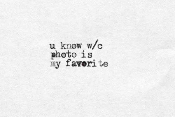 u know w/c photo is my favorite