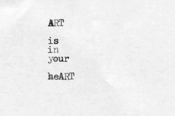 ART is in your heART