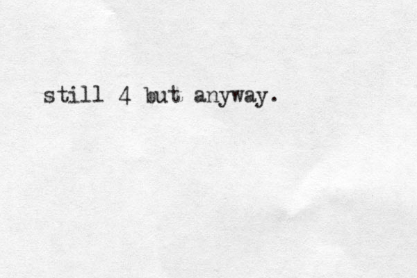 still 4 but anyway. 