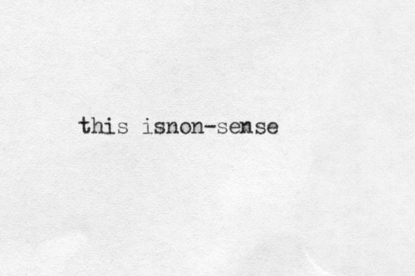 this isnon-sense