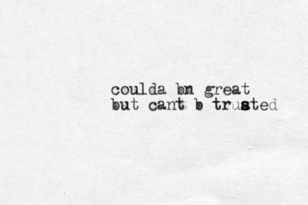 coulda bn great but cant b truated s s 