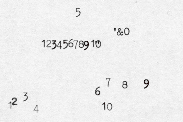 1 2 3 4 5 6 8 7 9 10 12345678910 " '& 0 