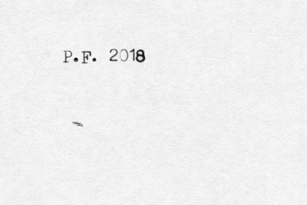 P.F. 2018 