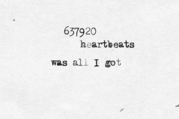 637920 heartbeats was all I got