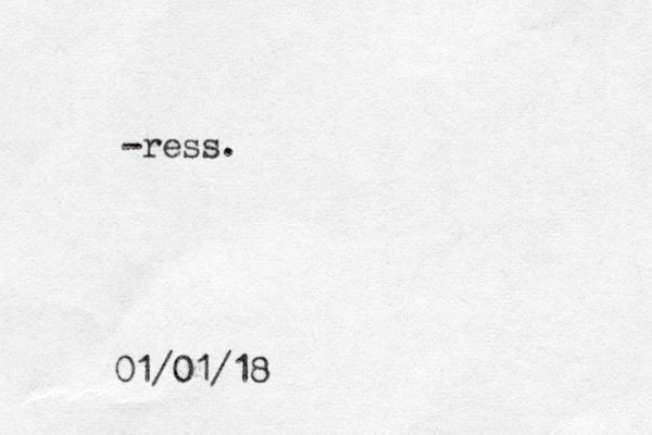 -ress. 01/01/18