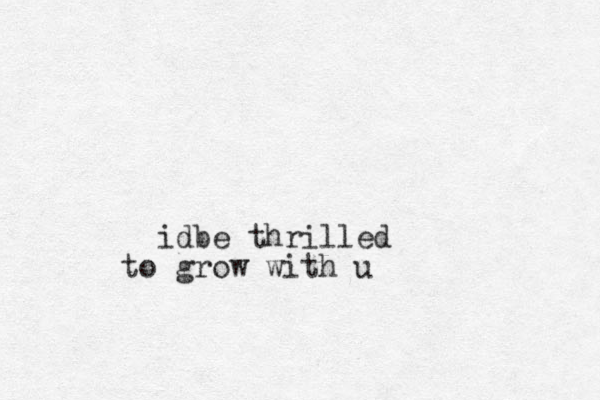 idbe thrilled to grow with u