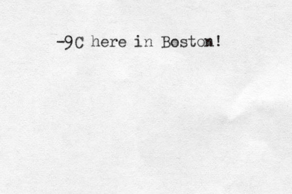 -9C here in Boston! 
