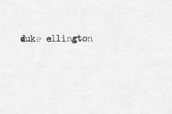 duke ellington