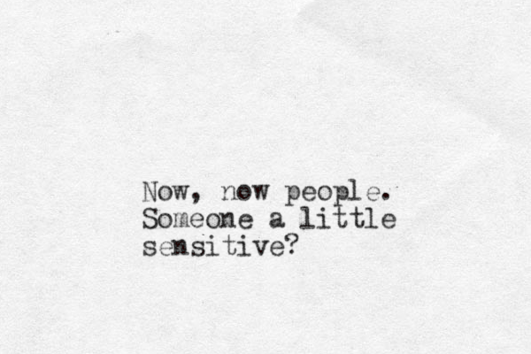 Now, now people. Someone a little sensitive?