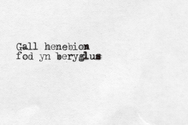Gall henebion fod yn beryglus 