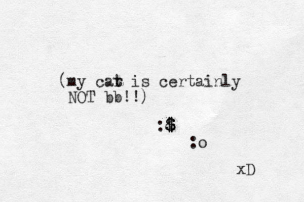 (my car t t is certainly NOT bb!!) :& $ $ $ :o xD 