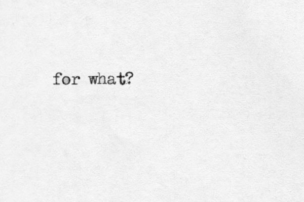 for what?