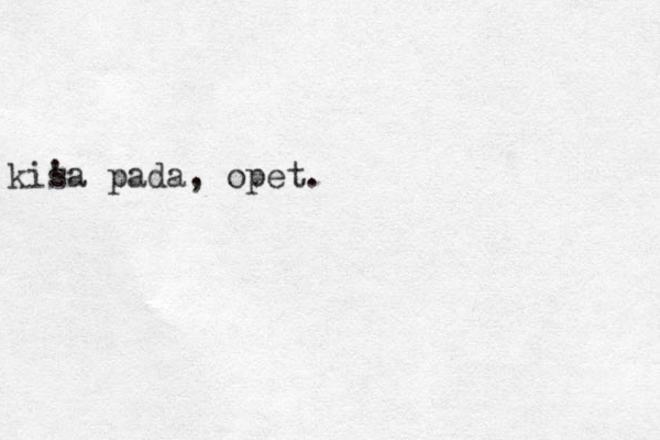 kis 'a pada, opet.