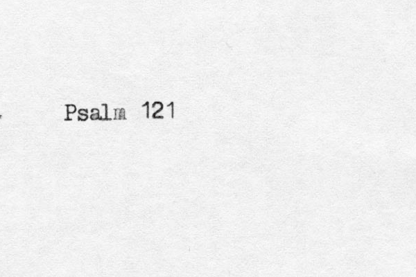 Psalm 121