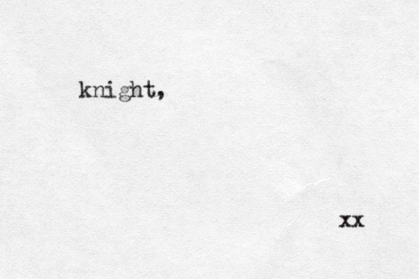 knight, xx 
