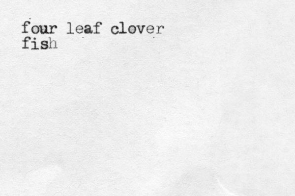 four leaf clover fish