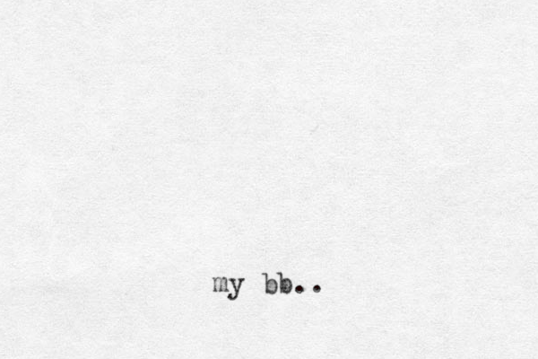my bb..