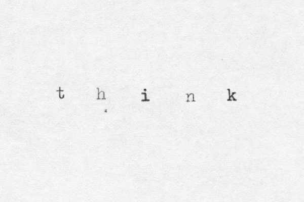 t h i n k 
