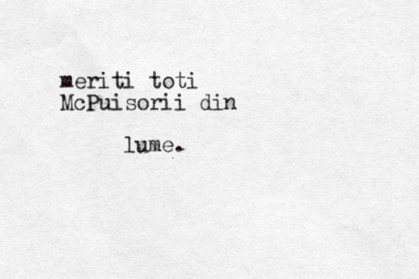 meriti toti McPuisorii din lume. 