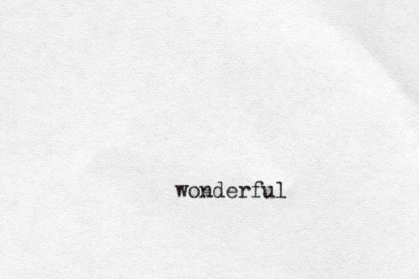wonderful