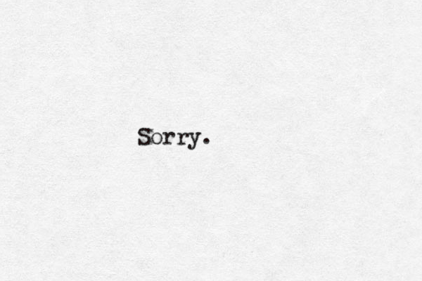 Sorry.