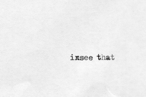 insee that x