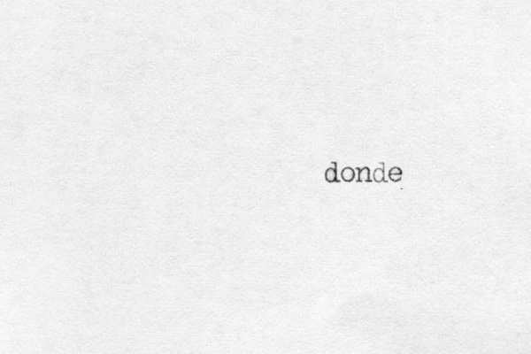 donde