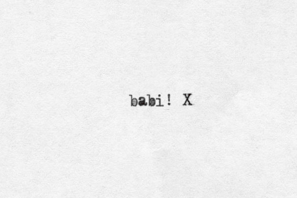babi! X 