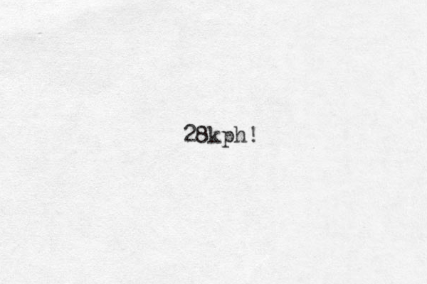 28kph!